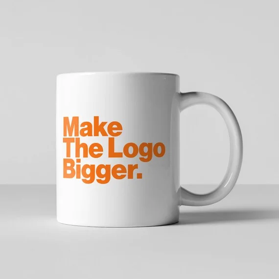 Promotional products including customised mugs with company branding